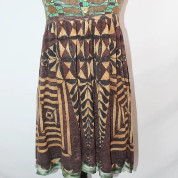 Free People Tribal Print Sundress/Tunic Top, S - Picture 2 of 6